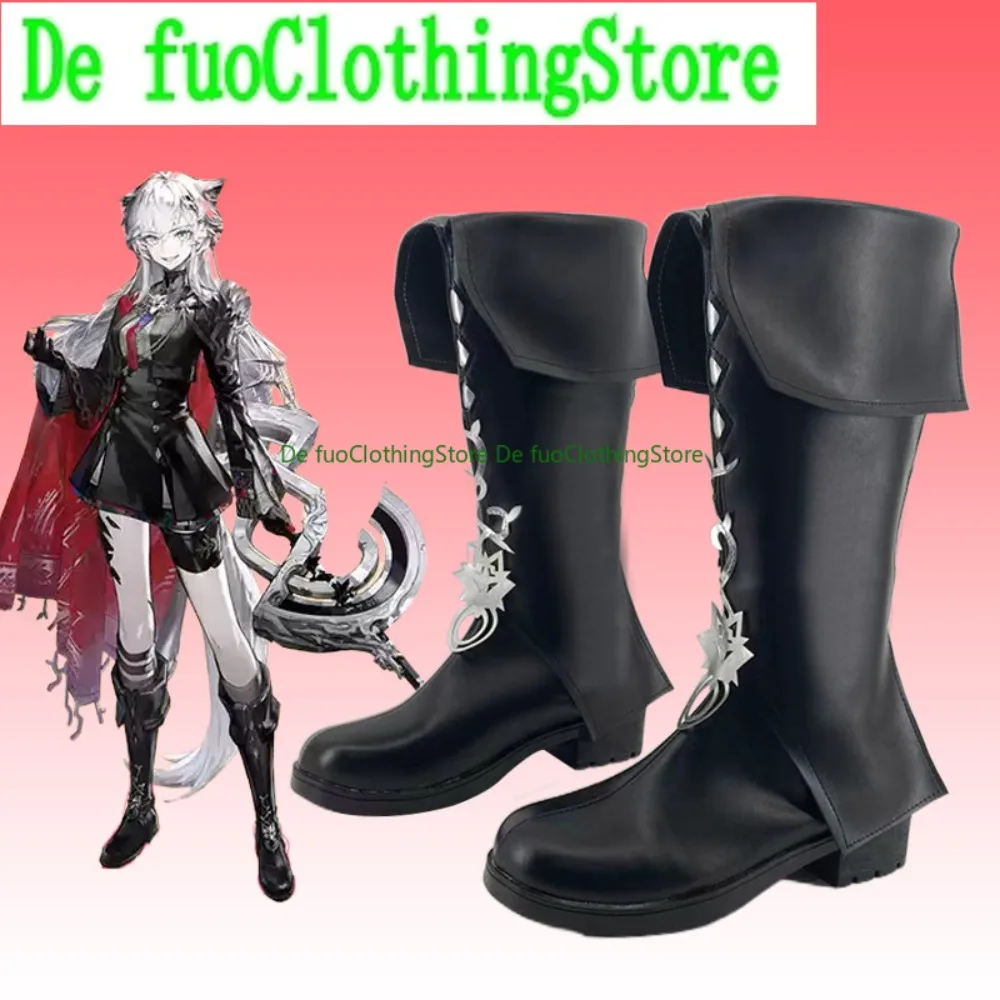 

DefuoClothing Arknights Lappland Alter обувь для косплея аниме игры костюмы на Хэллоуин реквизит для вечеринки обувь
