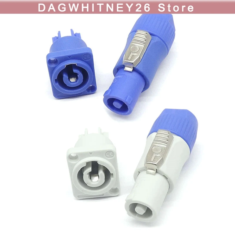 3pin ac powercom conector macho plug nac3fca nac3fcb cabo 20a 250v adaptador de alimentação para luz de palco tela led u