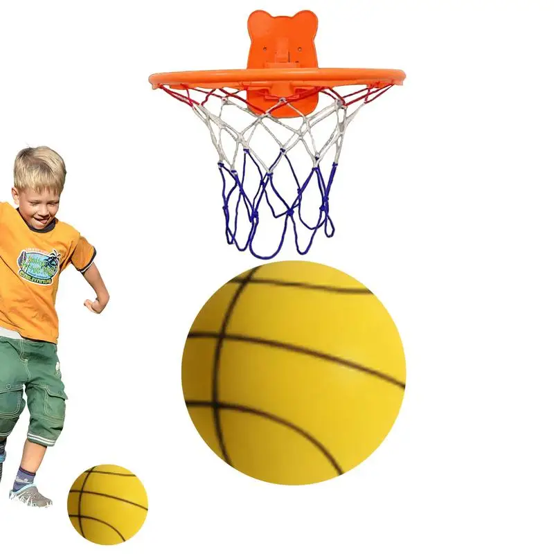 

Foam Basketball Soft Basketball Ball Training Ball Flexible Silent Ball Foam Ball Mute Basketball For Various Indoor Activities