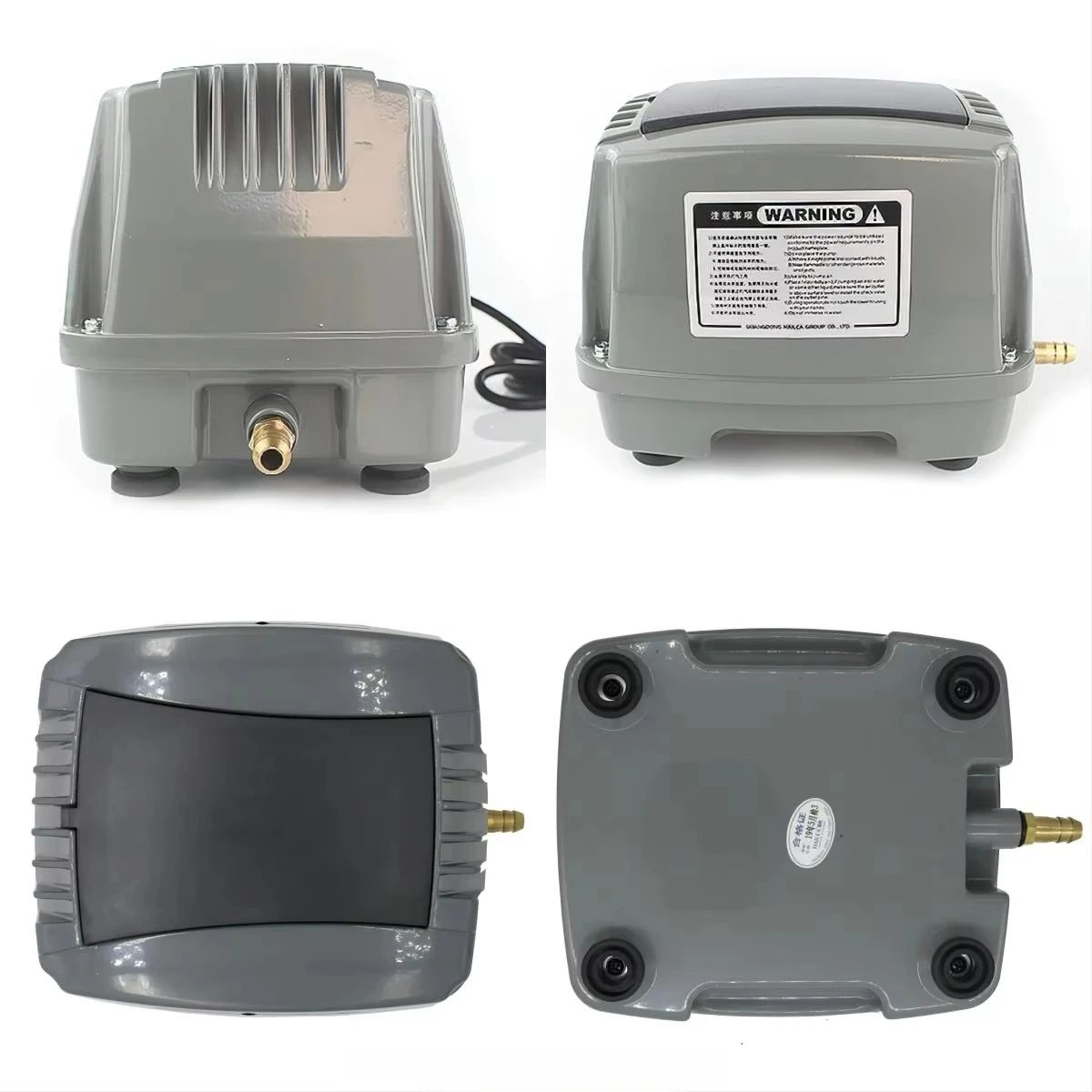 60L/min Aquarium Fish Tank Blower Hydroponic Pond Aerator Compressor Pump, Aquatic Aerator