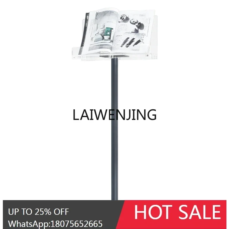 

SGF magazine display stand vertical pole western food information menu floor display stand