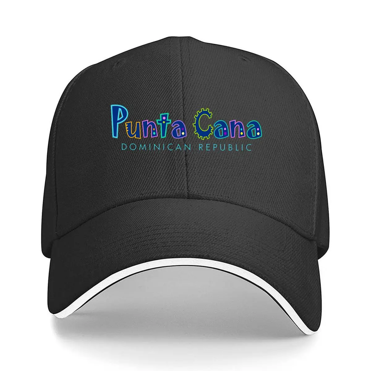 

Punta Cana Bold Symbol Travel Art Print Sandwich Baseball Cap