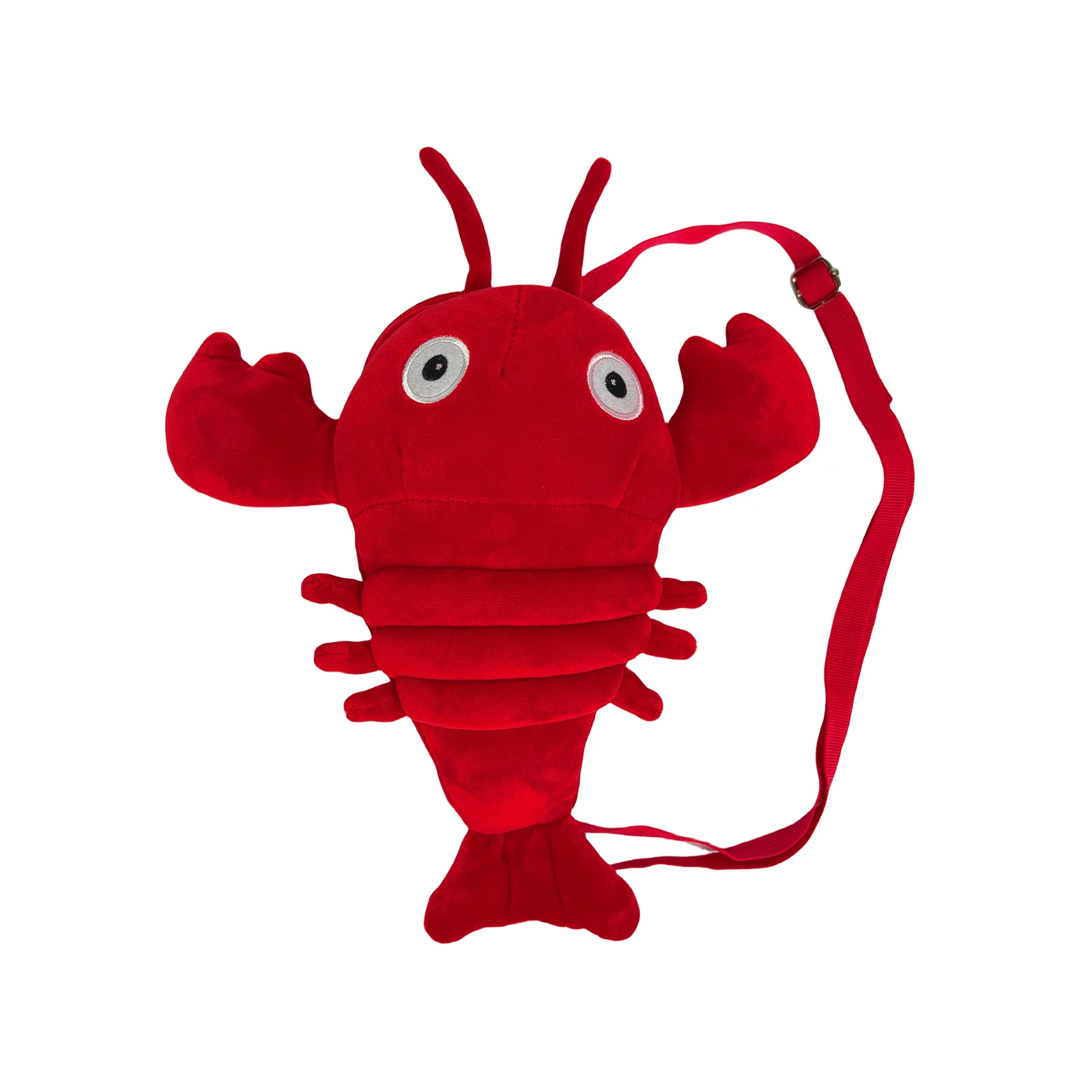 Cute Knitted Lobster Microwave Oven Heating Doll Polyester Heating Pad Reading Bed Rest Pillow Cushions for Hotel Airplane Use