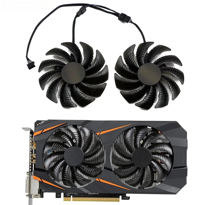 88MM 4Pin GPU Cooling Fan T129215SU For Gigabyte AORUS RX470 RX480 RX570 RX580 Graphics Video Card