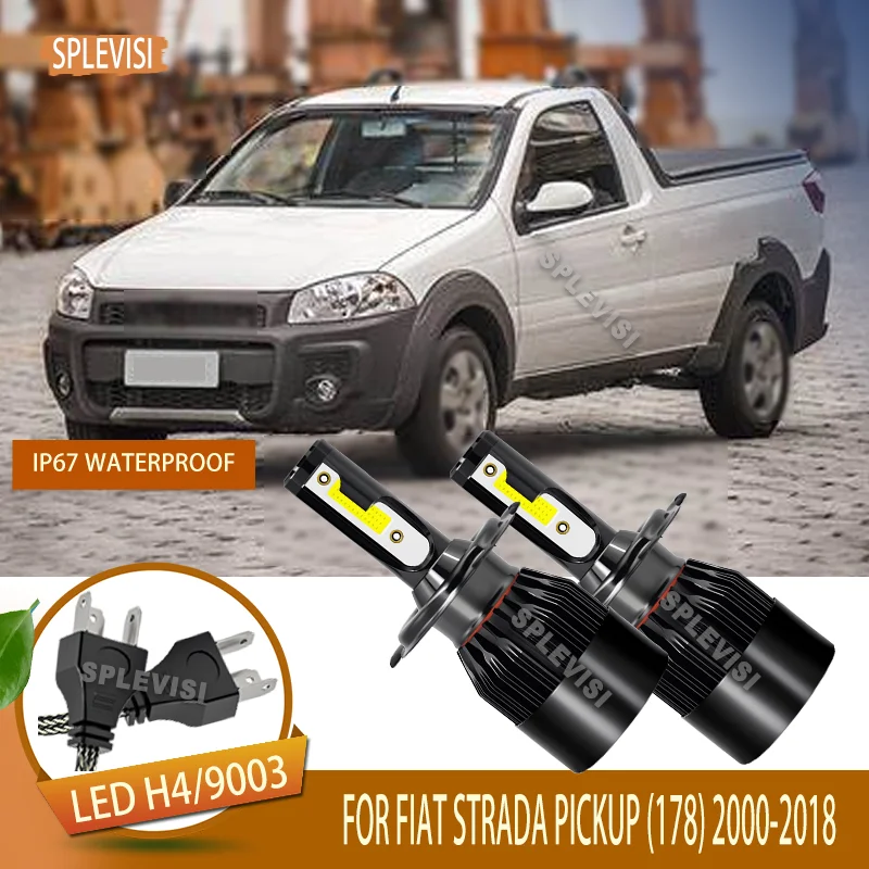 

Светодиодные лампы для фар 60 Вт 6000 лм/лампа компактного размера для пикапа FIAT STRADA (178) 2000-2003 2004 2005 2006 2007 2008 2009 2010-2018