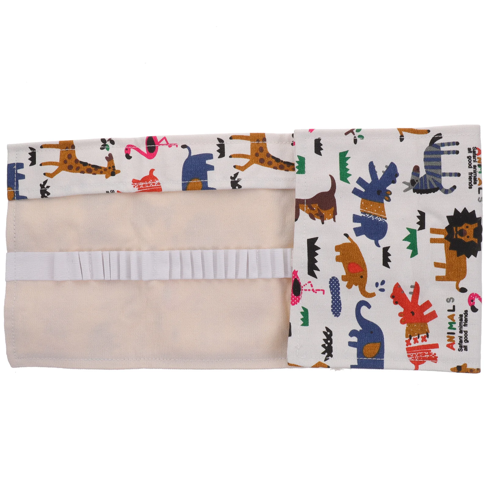 

Portable Canvas Pencil Roll Up Case Large Capacity Drawing Pen Organizer Colored Pencil Storage Bag Roll Up Pouch