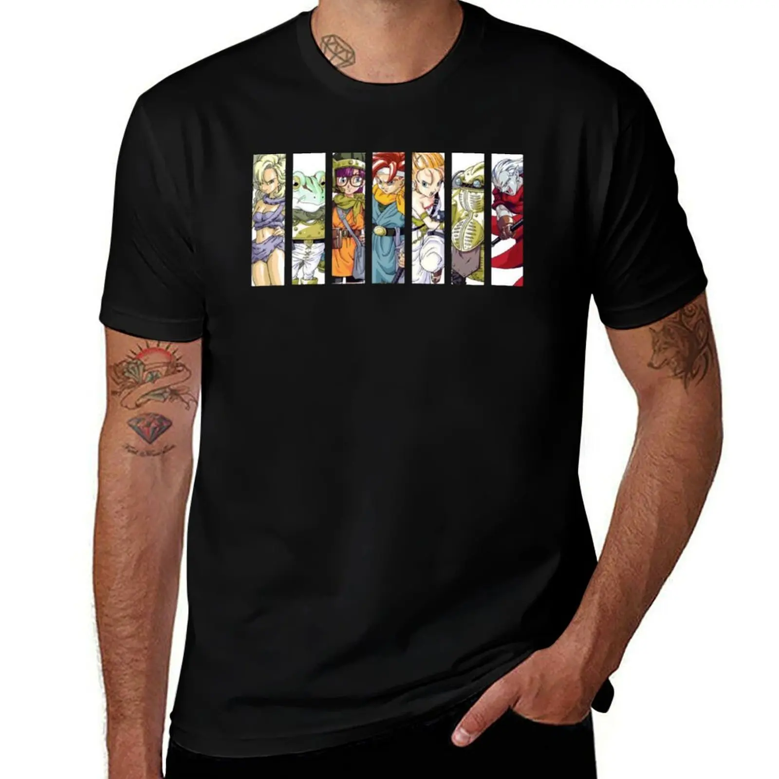 Chrono t Main Characters T-Shirt prints Trigger shirt man with plain shirts t