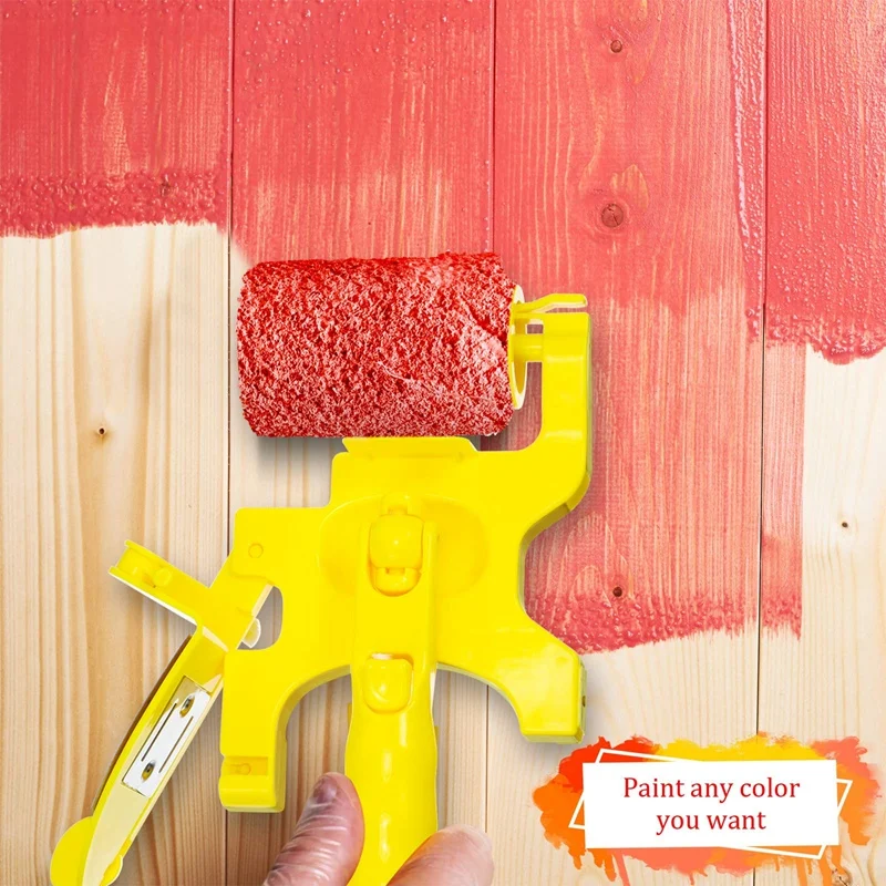 2 Pieces Professional Paint Roller Replacement Paint Edger With Brush Tool Multifunction For Home Room Wall Ceilings