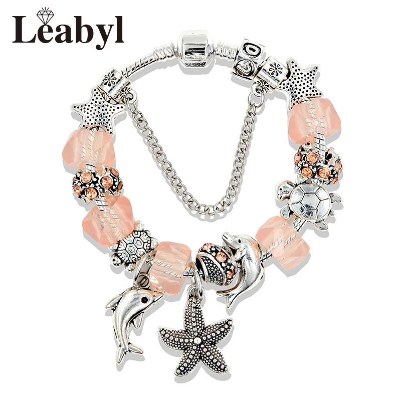 Classic Dolphin Charm Bracelets & Bangles for Women, Gift