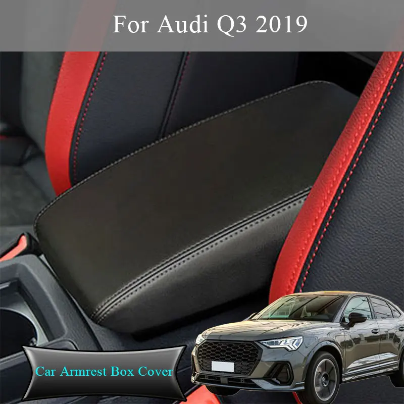 

Чехол на подлокотник автомобиля для Audi Q3 2019, аксессуары, накладка на центральную консоль, подушка
