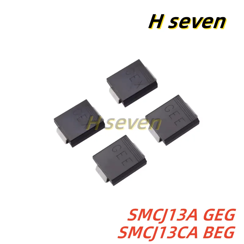 10pcs SMCJ13A GEG SMCJ13CA BEG 13V SMC Patch TVS Transient Suppression Diode