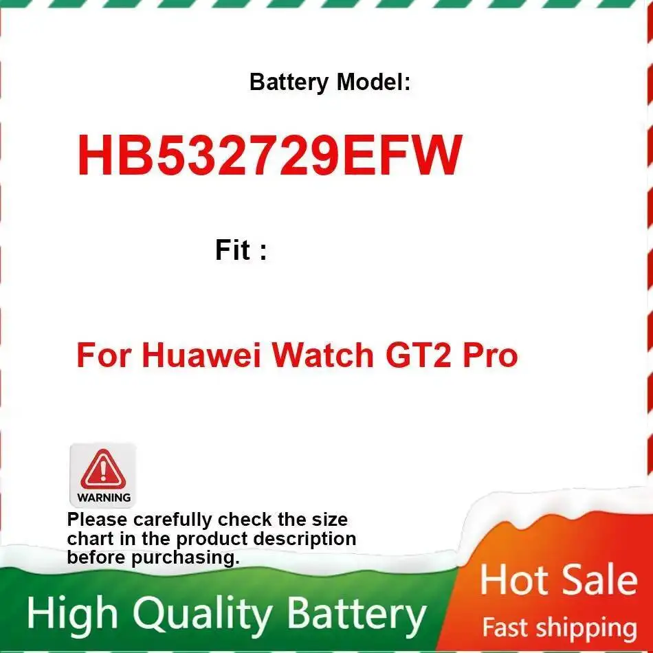 

Аккумулятор для часов HB472023ECW для Huawei Watch GT2 GT 2 42 мм 46 мм/GT2 Pro/Watch 2 Pro 4G Аккумуляторы Гарантия Bateria + трек-код