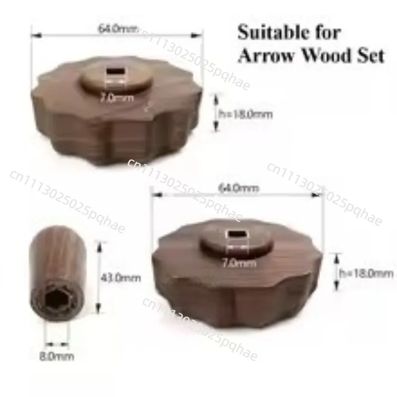 Apply To ROCKET Rocket APP/R58/V60 Semi-automatic Coffee Machine Walnut Modification Kit Knob Lever