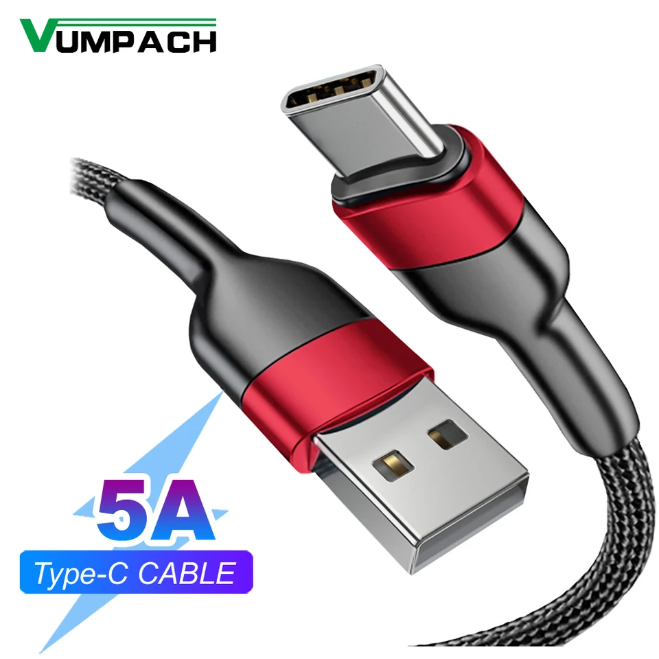 Vumpach Cable USB tipo C de carga rápida, cable de datos y cargador para Samsung s21 s20 A51, xiaomi mi 10, redmi note 9s 8