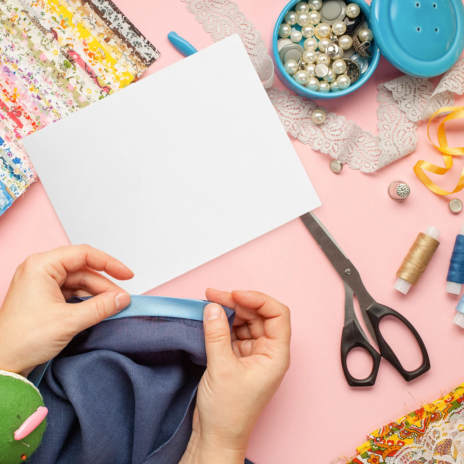 

8Pcs Water-Soluble Embroidery Stabilizer Paper Self-Adhesive Non-Woven Backing Stick Stitch Embroidery Backing Sheets 21.6cm X