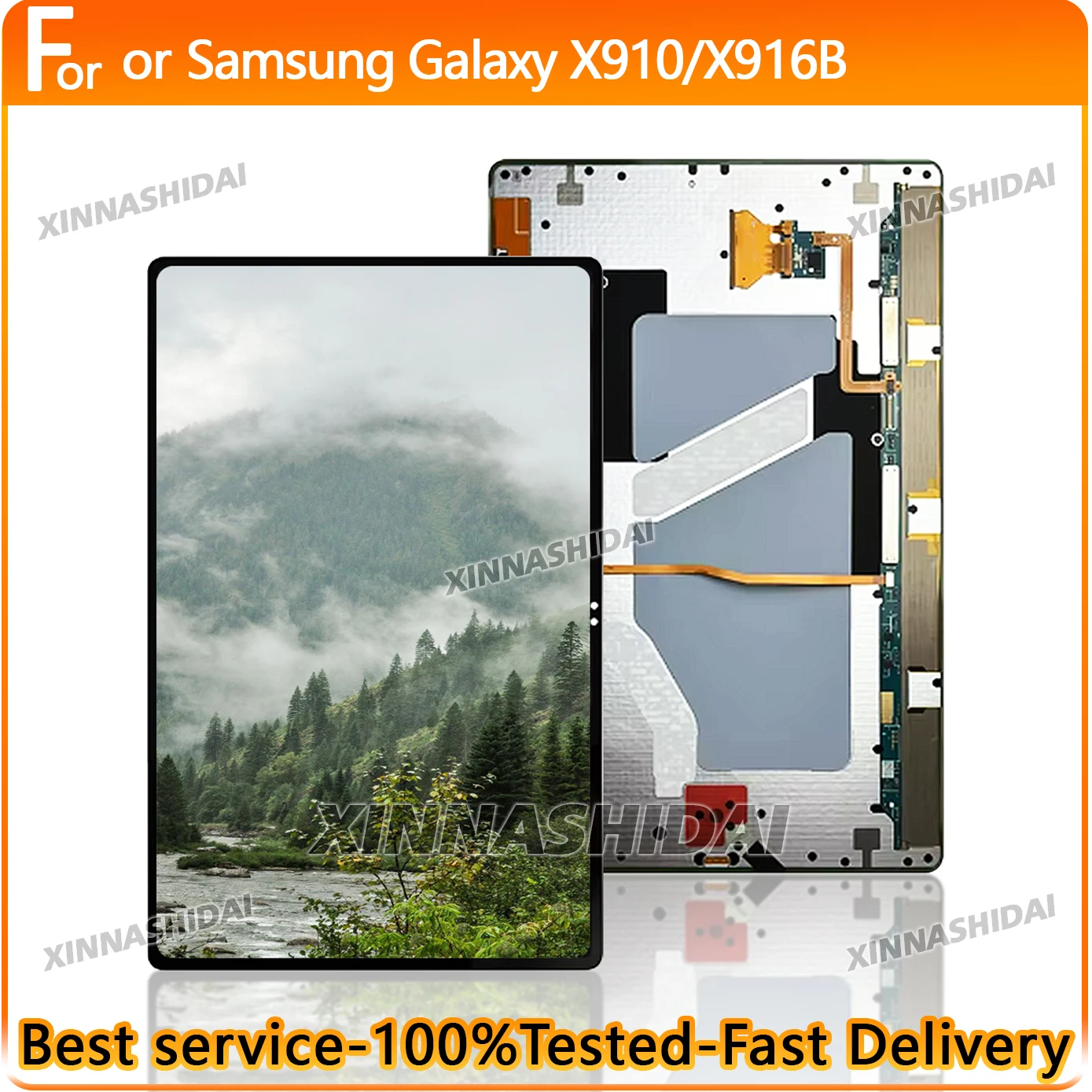 AAAA+ NEW LCD For Samsung Galaxy Tab X910 X916B Touch Screen Front Glass Panel SM-X910 SM-X916B LCD Touch Screen Replacement