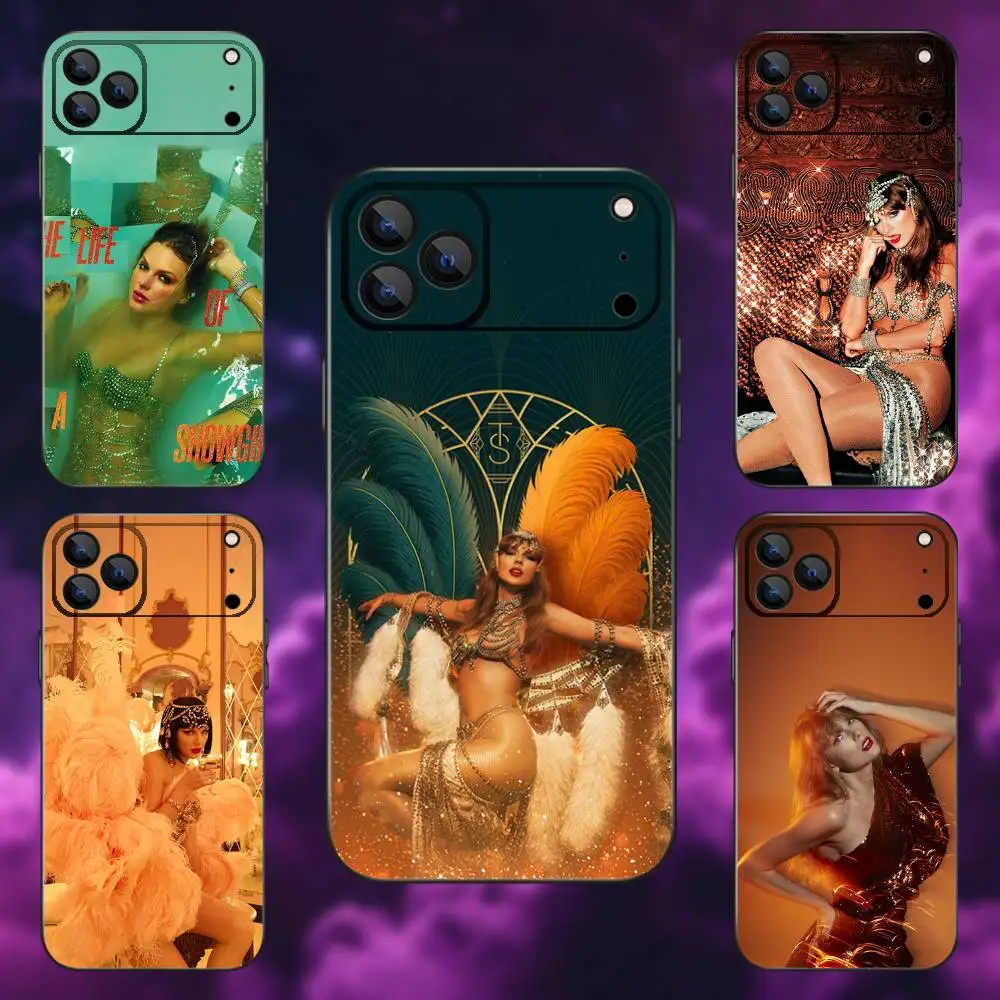 

L-Life of a S-Showgirl Phone Case For iPhone 17,16,15,14,13,12,Pro,Max,Plus,E,SE4,Air,Mini Black Soft Box