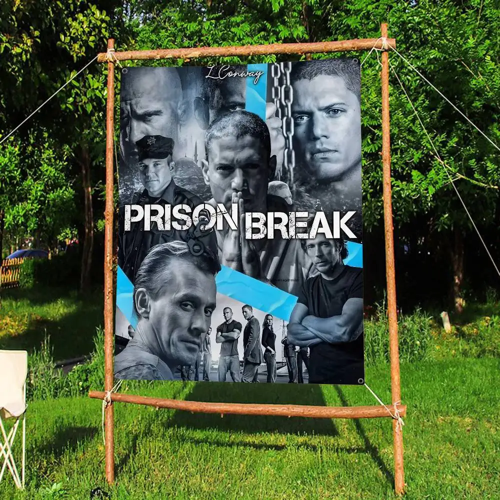 Prison Break Classic TV Serie Anime Chart Flag for Living Room Home Dorm Decor Art Home Decor Banner