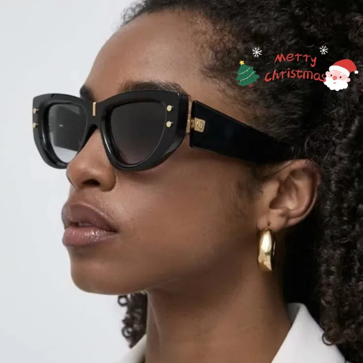 

Original Designer BPS151 Bar M new cat eye sunglasses, fashion catwalk outdoor UV protection premium sunglasses