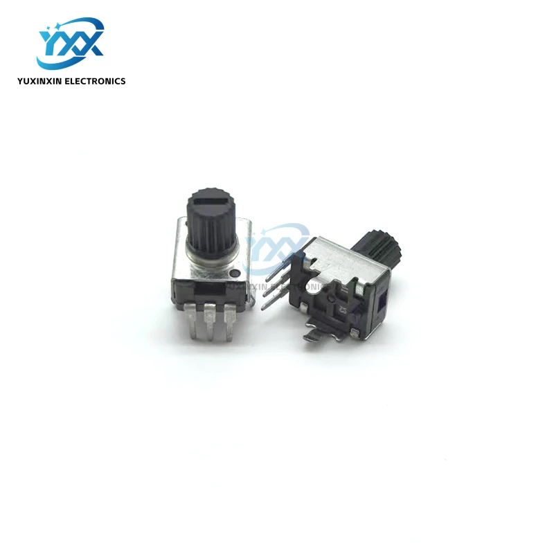 10 قطعة RV09 مقياس الجهد العمودي RV0932 المقاوم القابل للتعديل 1KΩ 2KΩ 5KΩ 10KΩ 50KΩ100KΩ200KΩ L15mm (عمود قصير 7.5 مللي متر) نوع WH09