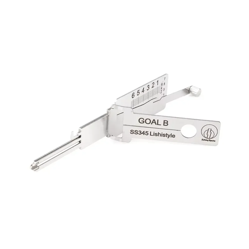 Picture 3: Opening&Reading Tools SS345 2-in-1 Residential Civil Lock Opening Lock Pick Set Locksmith Tools