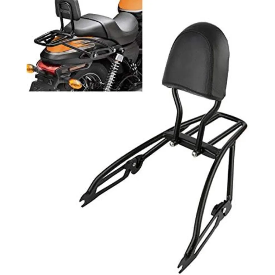 

Багажник TwoUp и спинка, совместимый с моделью Harley Street 500 750 XG500 XG750 20152020, улучшенной грузовой способностью и Pa