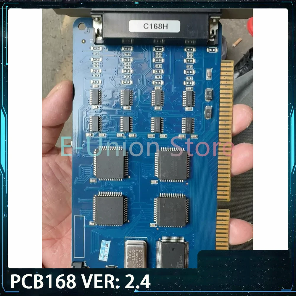 PCB168 VER: 2.4 C168H 8-Port RS232 ISA Serial Port Card Works Perfectly