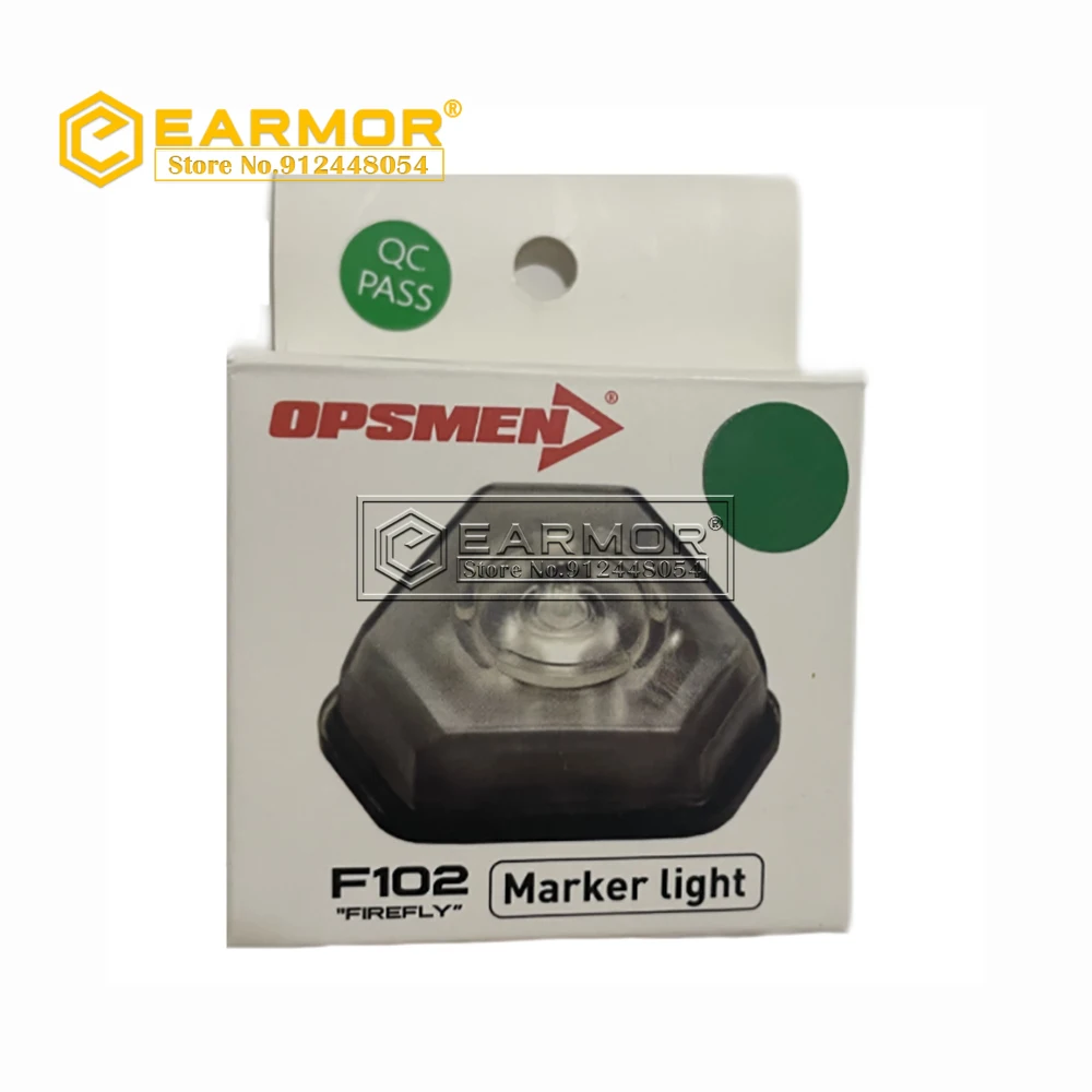 EARMOR F102 Explosion Flash Light Tactical Helmet Survival Beacon Work Distress Marking Function Strobe Marking Light