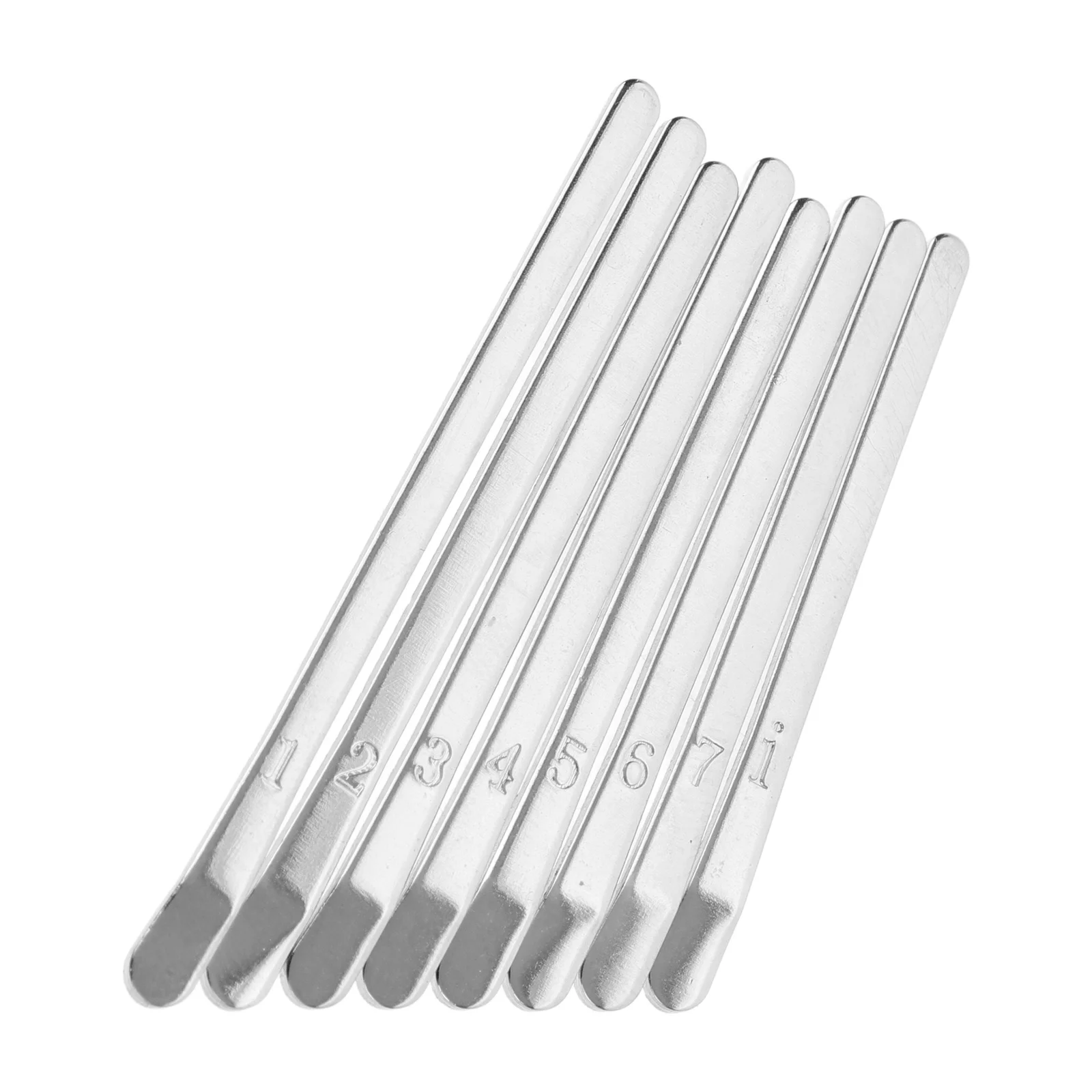 

8pcs Keys Kalimba Thumb Piano Kit Repair Accessories Metal Parts Clear Sound Self Assembly Musical Instrument