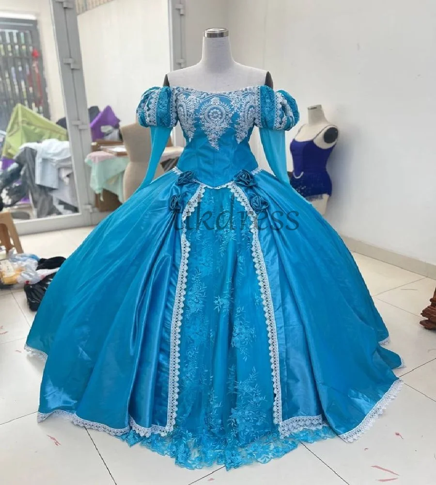 Синий костюм эпохи Возрождения Золушки, платье для выпускного вечера, историческое вечернее платье 15 века, средневековая гражданская война, официальная вечеринка по индивидуальному заказу