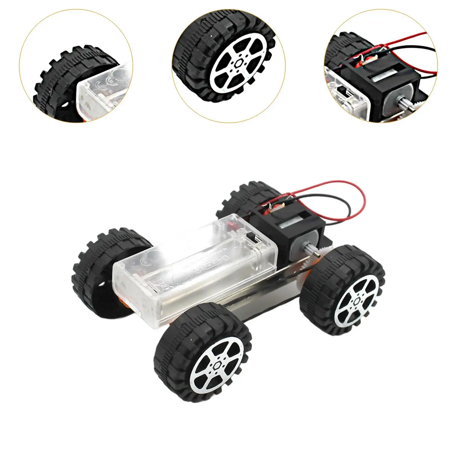 DIY รถขับเคลื่อนสี่ล้อชุดการทดลองโครงการใช้งานง่ายของเล่นวิทยาศาสตร์สําหรับเด็กหญิงอายุ 8 + ปีของขวัญเด็กวัยรุ่น