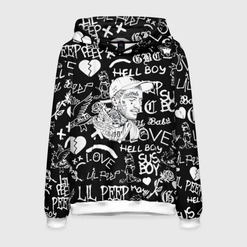 Men's Hoodies 3D Lil Peep logobombing Printed Sweatshirts Men Women Hip Hop Harajuku Tracksuit Pullover Oversized Men Y2k Hoodie