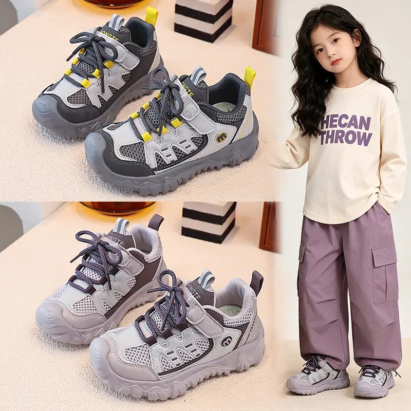 2026 Children Casual Shoes Baby Girls Boys Sneakers Anti Slip Soft Sole Toddler Kids Shoes Breathable Mesh Infant Walking Shoes