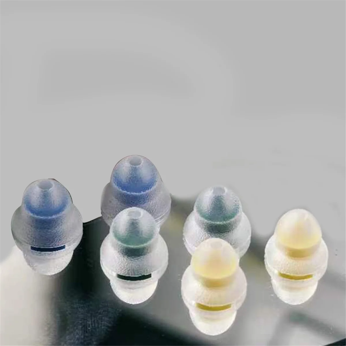 3 paia di auricolari a foro stretto, isolamento acustico, auricolari in-ear Accessorio per punta auricolare con isolamento acustico in silicone S