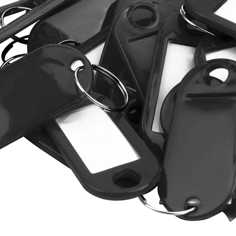 العلامات حلقة رئيسية سوداء ، 200 قطعة