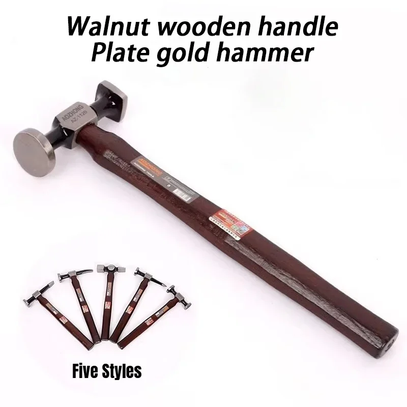 

Walnut Wood Handle Sheet Metal Hammer Automotive Mechanical Repair Sheet Metal Hammers Workshop Manual Tools Highcarbon Steel