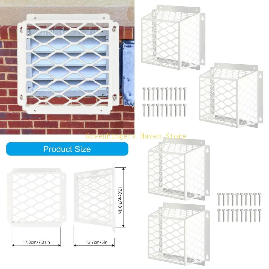 

F68d 2pcs Dryer -вентиляционные отверстия крышка охраны углеродистой стальной сушилки вентиляционные отверстия защитная система