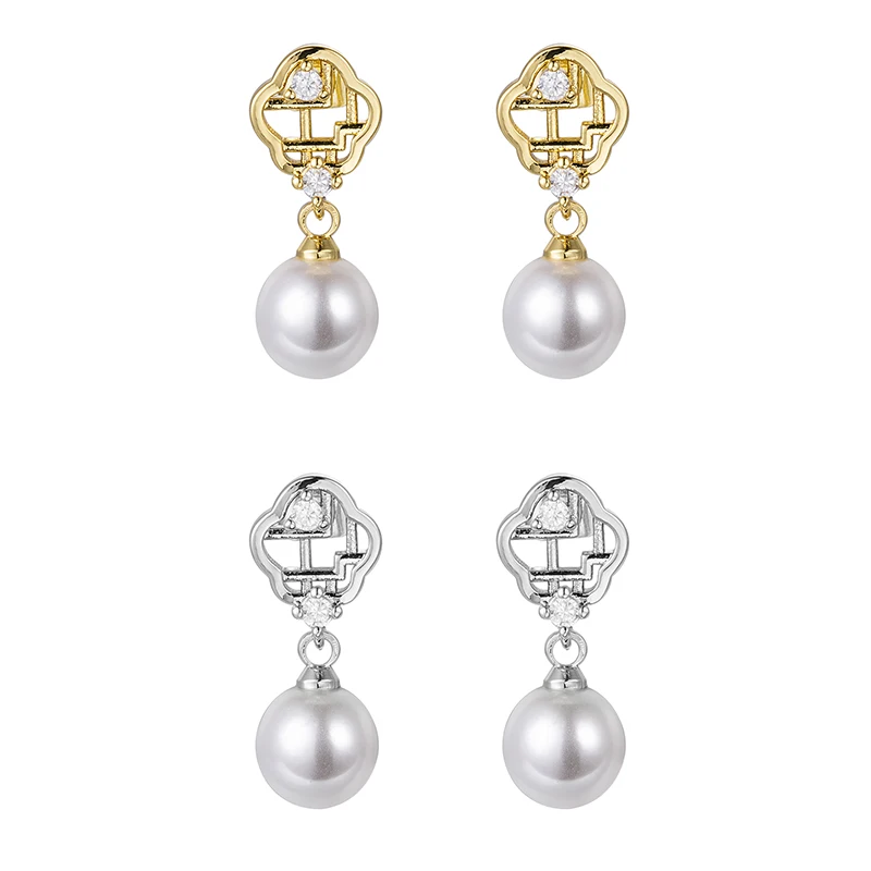 

Christmas Gifts Jewelry For Woman Oorbellen Voor Vrouwen Imitation Pearl Earrings