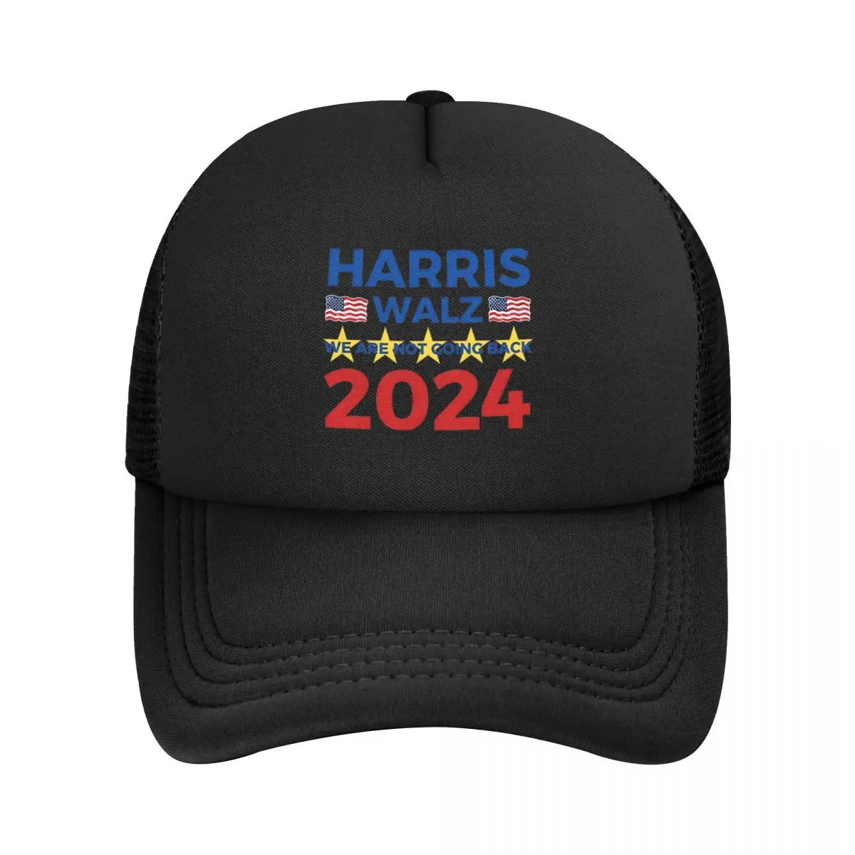 Harris Walz 2024 We Are Not Going Back Mesh Baseball Caps Men Women Sport Trucker Hat Dad Hat Adjustable Dad Hat Trucker Hats