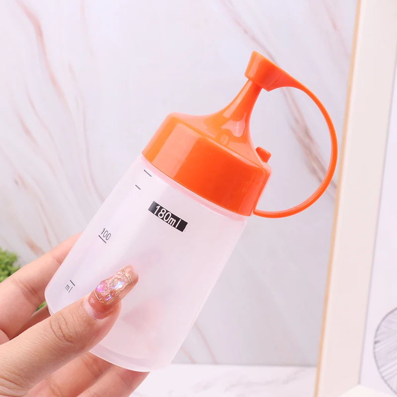 Condiment Squeeze Bottles,Durable Plastic Squeeze Squirt Bottle For Ketchup,BBQ,Sauces,Syrup,Dressings,Sauce Bottle