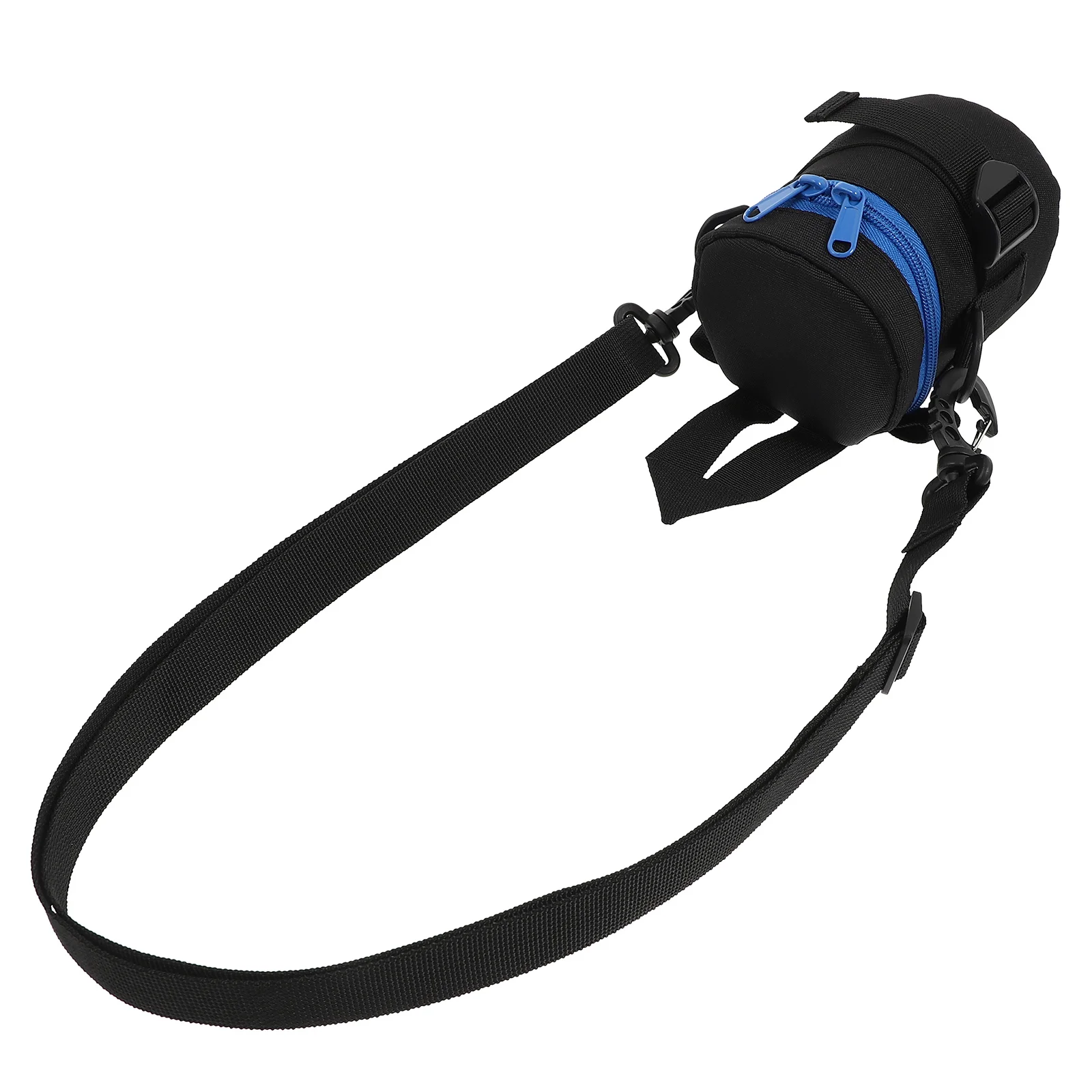 1 個ポータブル耐衝撃防水カメラレンズケースポリエステルバッグ調節可能なベルト保護レンズ収納写真バッグ