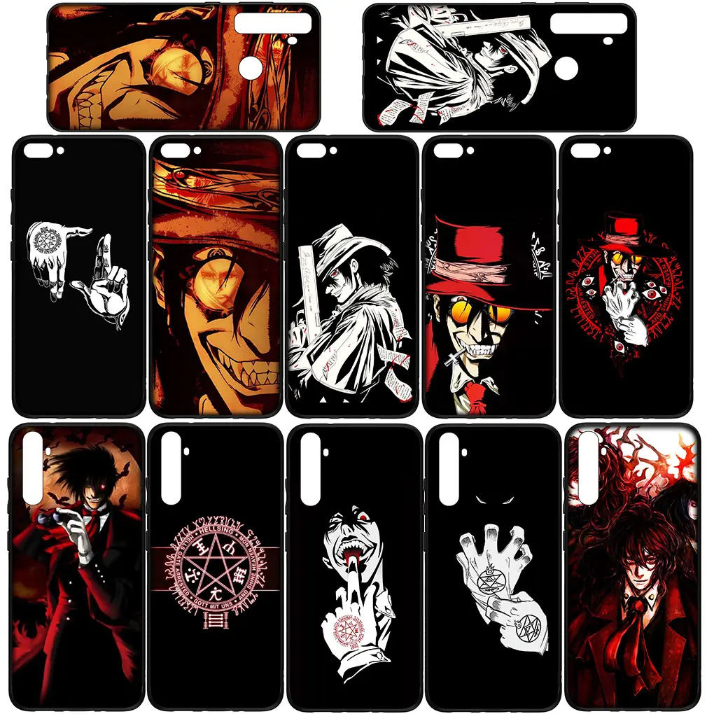 Alucard Hellsing Soft Casing for Samsung Galaxy S21 S20 Fe S23 S22 Ultra S8 Plus A12 A13 A21S A71 S7 Phone Cover Case