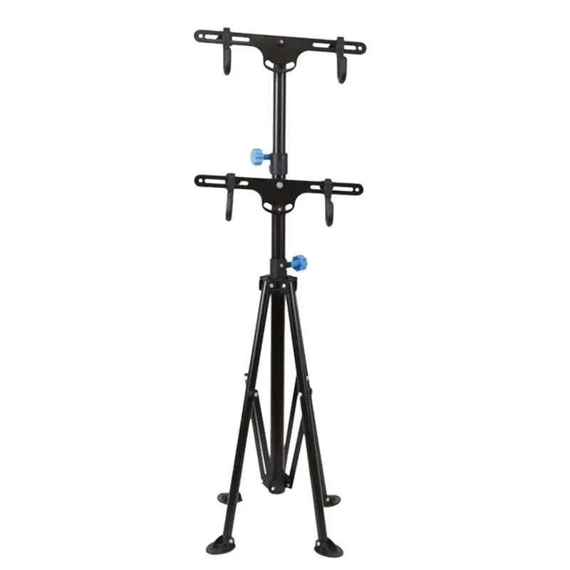 Bicycle Display Rack Bike Repair Stand 360 Rotating Height Adjustable MTB Road Bike Parking Rack For Cycling Can Hold 2 Bicycle