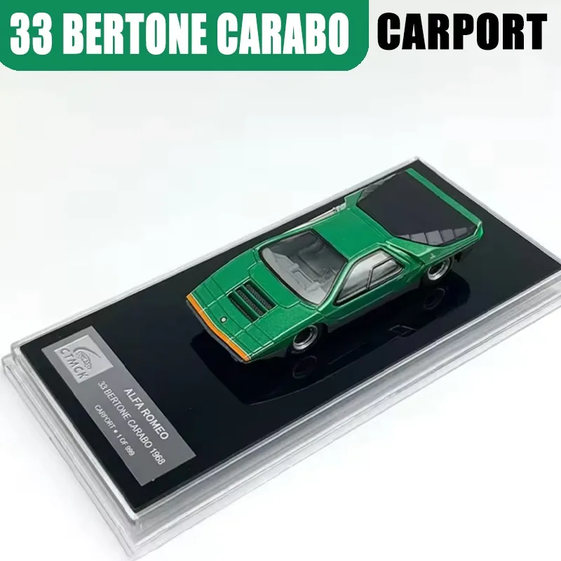 CTMCK 1/64 Alfa Romeo 33 BERTONE CARABO Alloy Car Static Die Cast