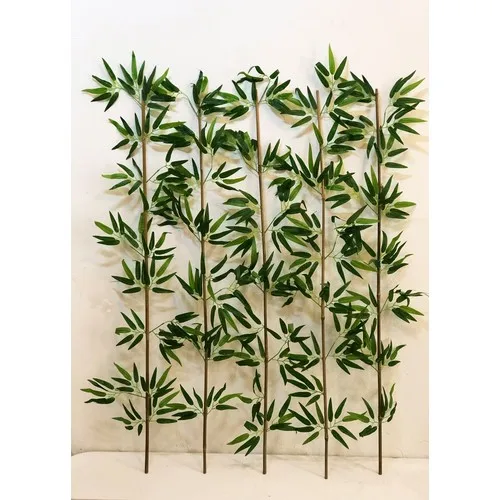 Gardenonya Artificial Petals Decorative Bamboo Bar 90 cm 5 Pcs Artificial Bamboo Tree