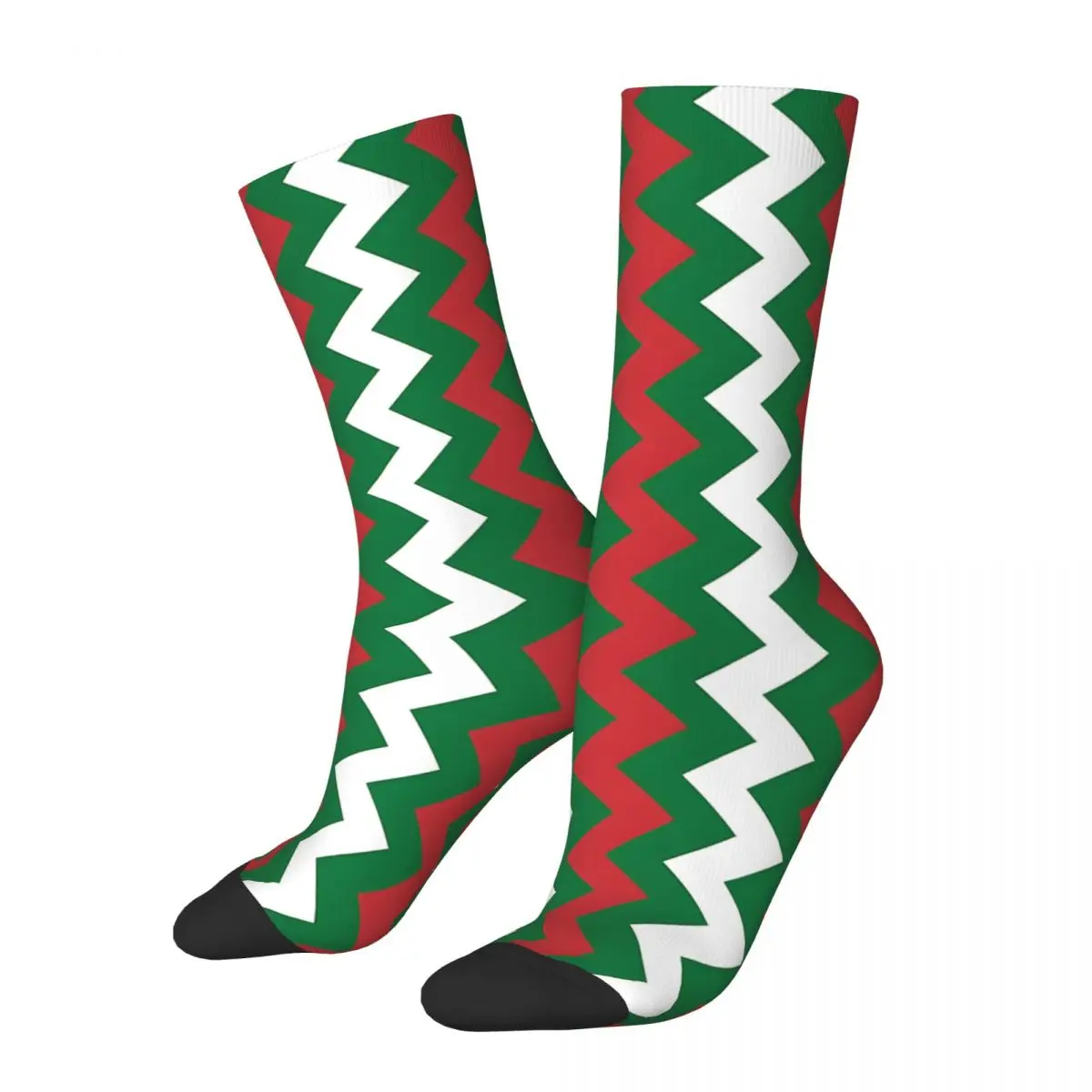 Green Red White Italy Kawaii Socks School Cartoon Pattern Socks