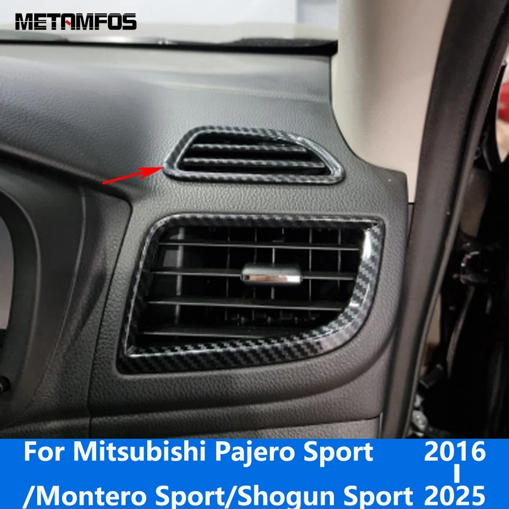 For Mitsubishi Pajero/Montero/Shogun Sport 2016-2023 2024 2025 Front Upper Air Vent Outlet Cover Trim Decoration Car Accessories