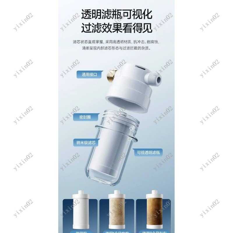 Shower Filter Water Purifier Universal Tap Filtration System for Bathroom Hard Water