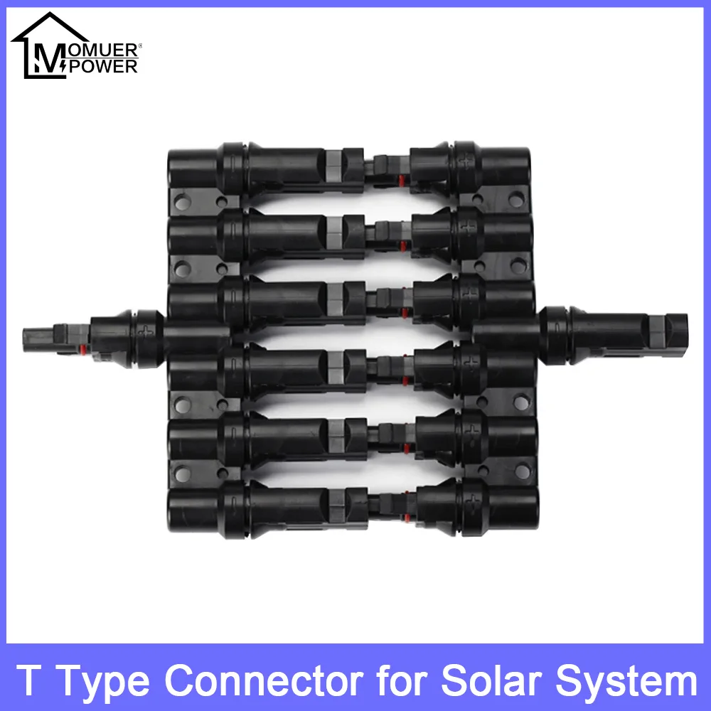 

6T Solar Branch Connector 1 to 6 Used for 6 Photovoltaic Panels in Parallel T Type Male and Female