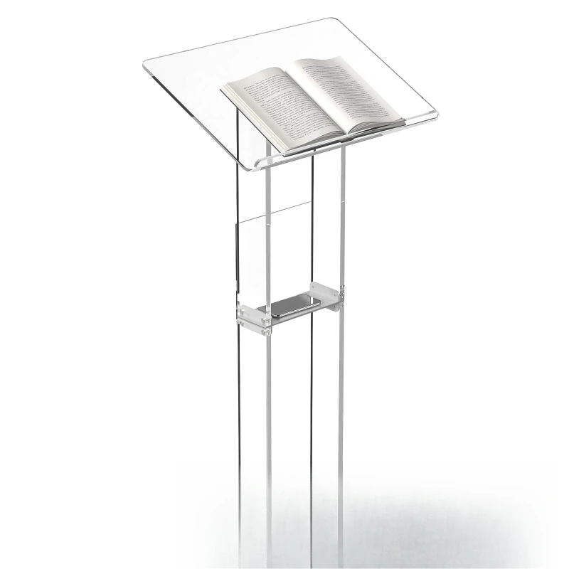

Acrylic podium, simple and removable podium, high-end medical beauty reception desk